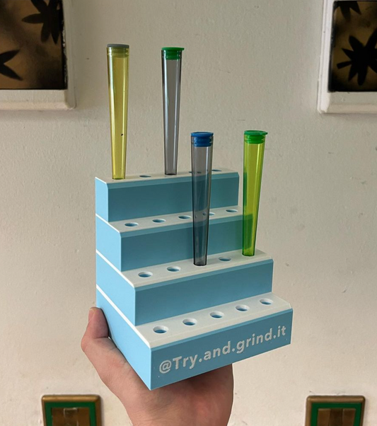 3 Custom with your Logo Small Preroll Display "Stairs"