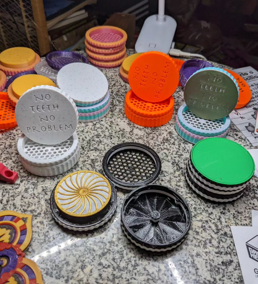 10 Custom with your Logo 3D Grinder toothless Normal Size