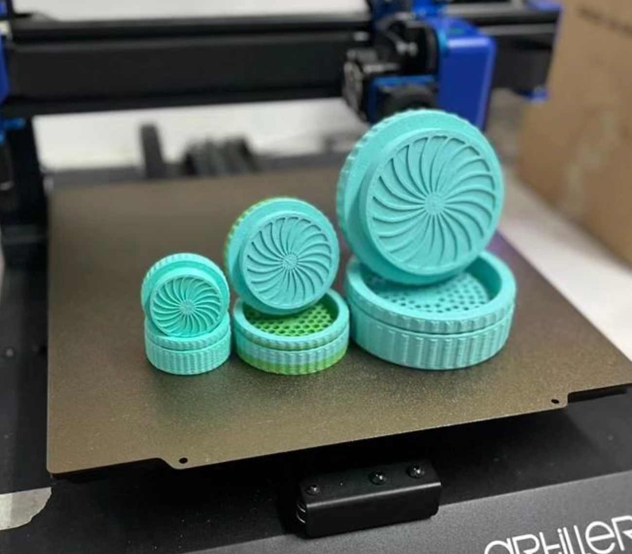 10 Custom with your Logo 3D Grinder toothless Small Size