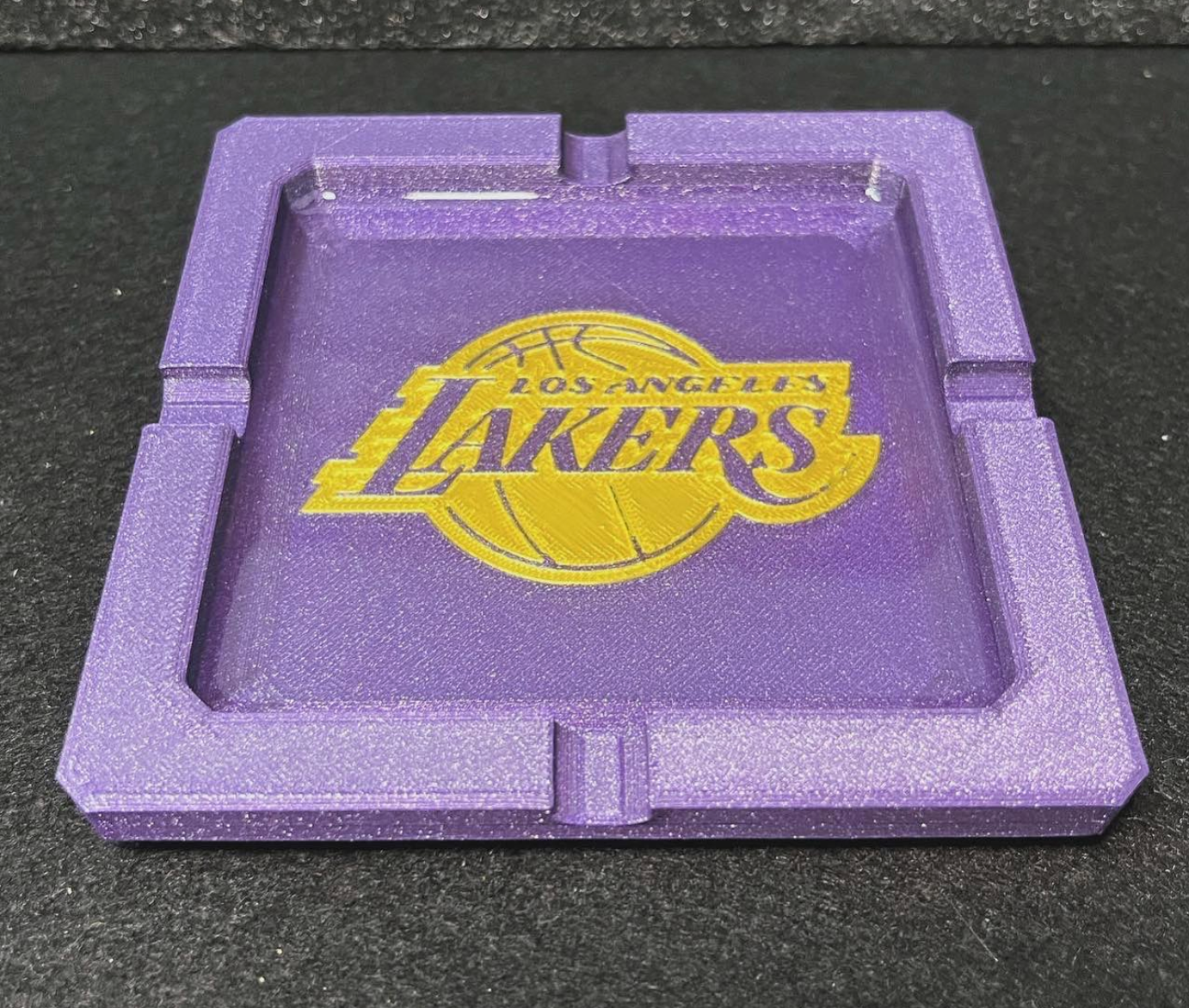 10 Custom with your Logo Ashtrays with Epoxi Resin Square Shape