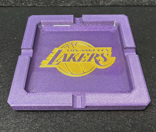 10 Custom with your Logo Ashtrays with Epoxi Resin Square Shape