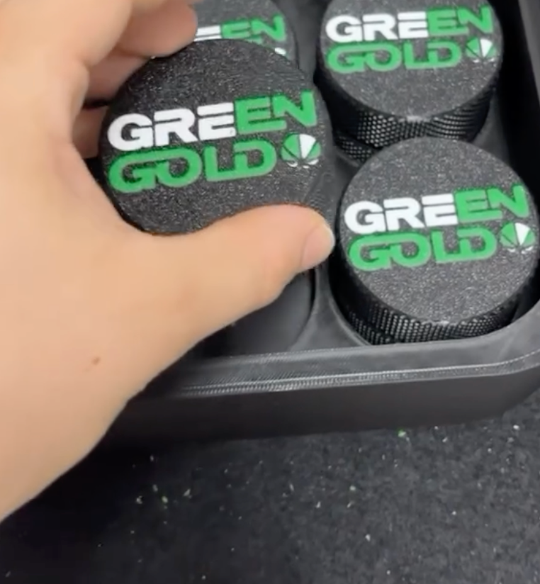 XXL Custom with your Logo Presentation Box, with Magnetic Resin Top and Jars