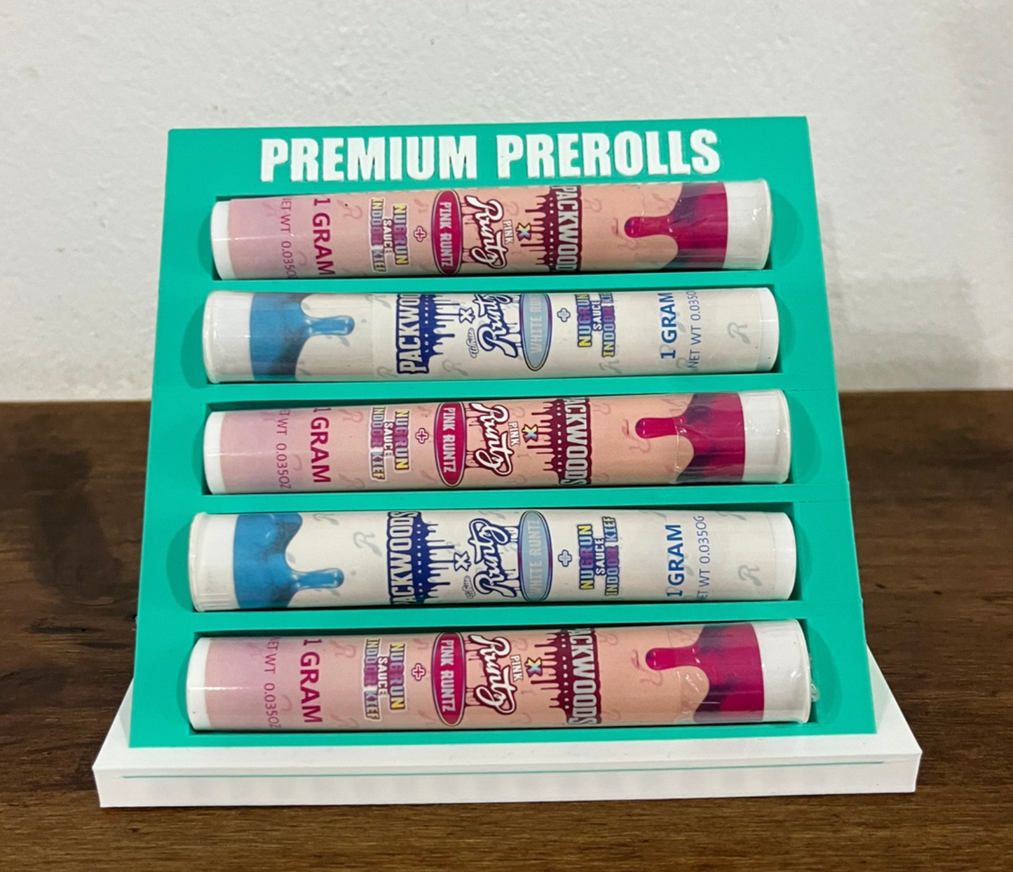 Custom with your Logo Preroll Display Small Type "Premium"