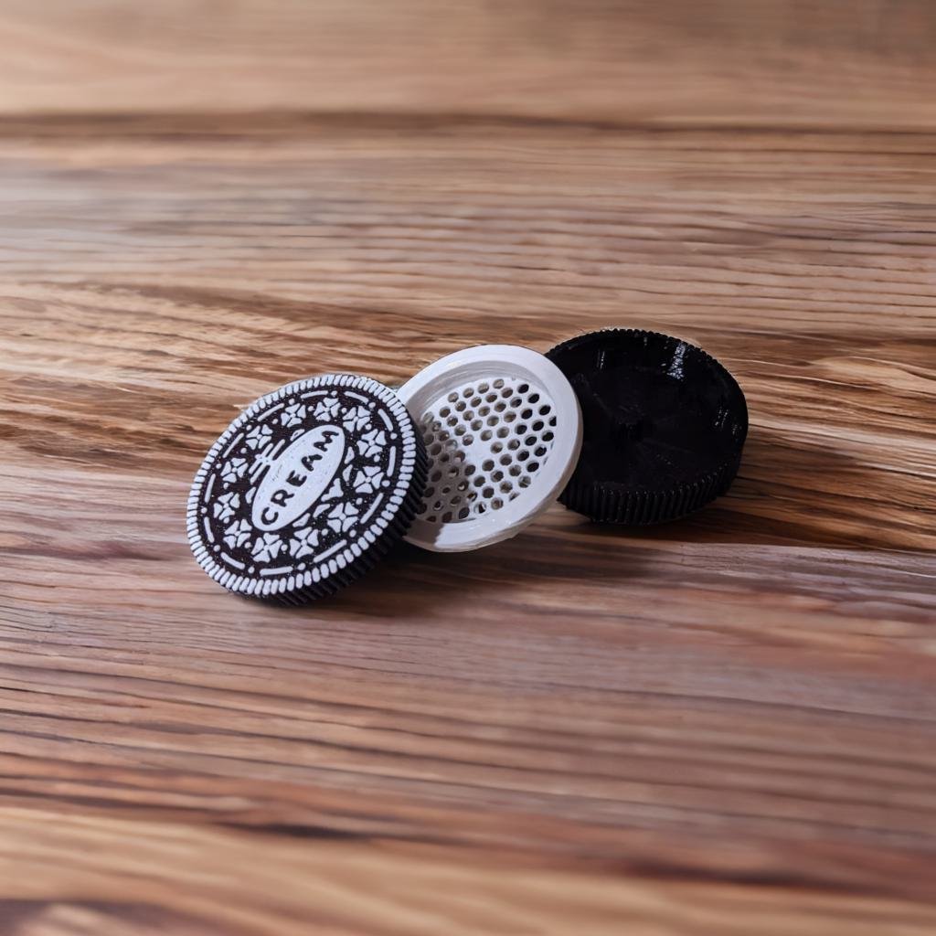 Cream 3D Grinder toothless Normal Size