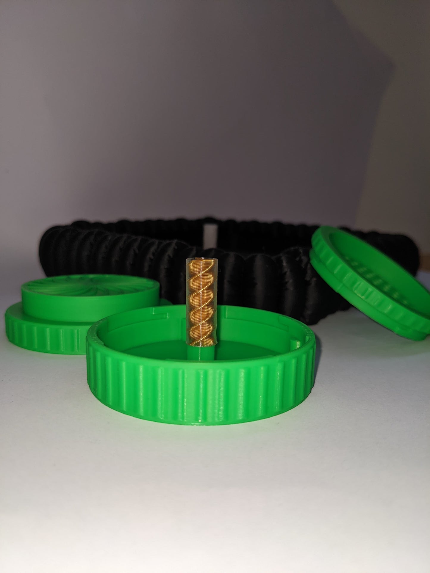 STL FILE aka Stoner Pack: Grinder, Big Puffy Rolling Tray and 2 Different Filters